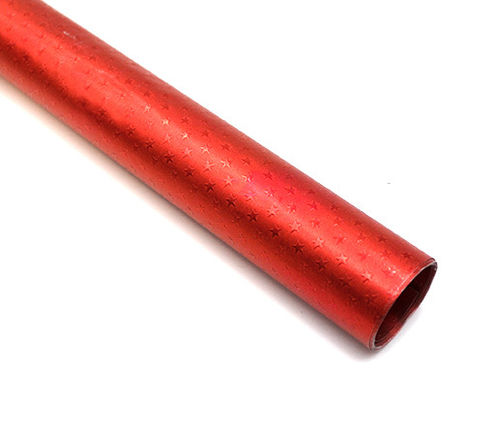 Alumiini tähtifolio punainen 50x80cm/rulla