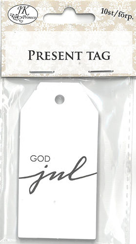 Present tag God Jul 10kpl/pkt