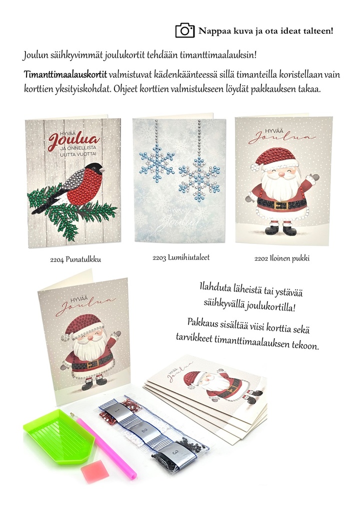 Mallikorttituloste joulu