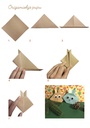 Origamipaperi neliö värilajitelma 100ark