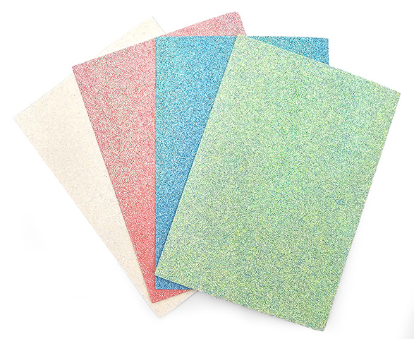 Glitterkartonkilajitelma A6 pastelli 12ark