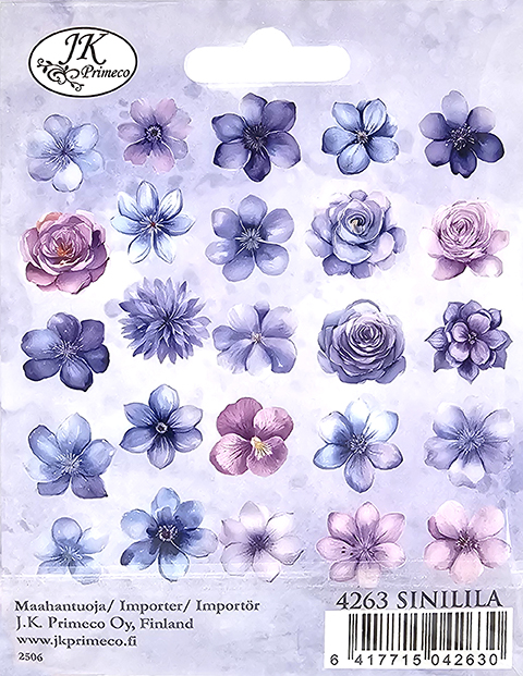 Tarra Kukat sinilila 25kpl