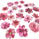 Tarra Kukat pinkki 25kpl