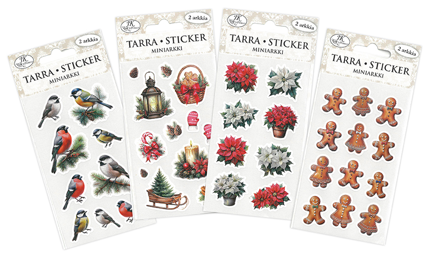 Mini sticker Christmas vintage 2 2 sheets