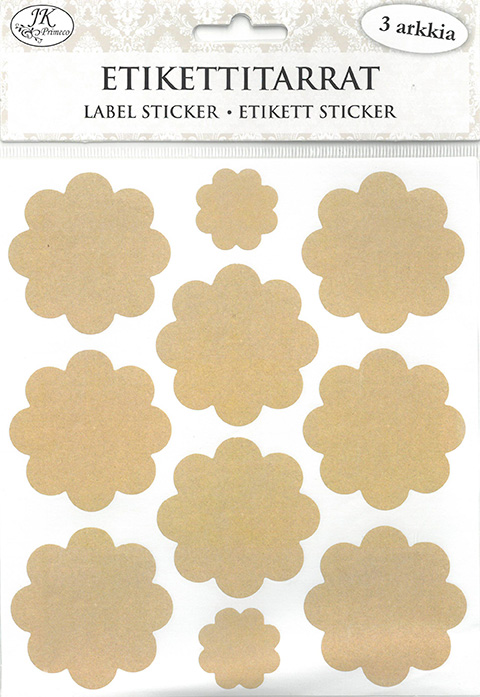 Label sticker Gingerbreads 3 sheets