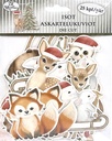 Big die cuts Forest animals Christmas 25pcs