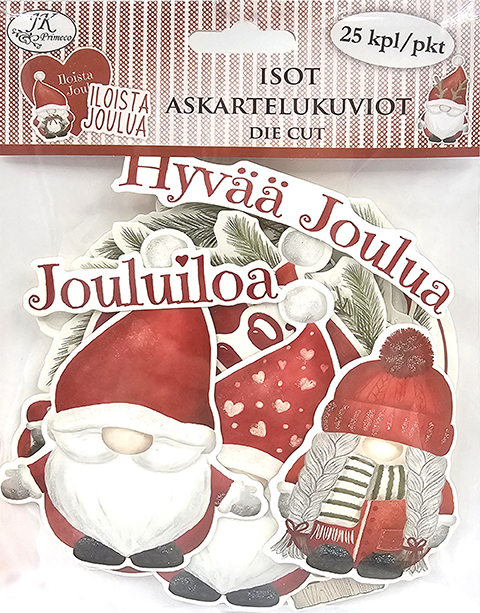 Isot askartelukuviot Pukki ja muori 25kpl