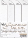 Embossed card assortment A6 Joulu valkoinen 20pcs
