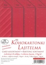 Embossed card assortment A6 Joulu punainen 20pcs