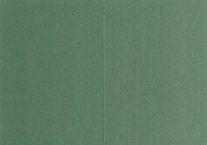 Folded pearlescent card dark green 10pcs