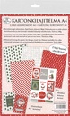 Card assortment A4 Iloiset jouluhahmot 10pcs