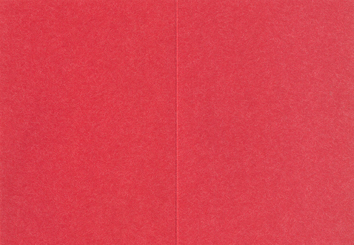 Folded card Eco red 10pcs