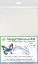 Vinyl sticker A4 hologram dot white 2 sheets