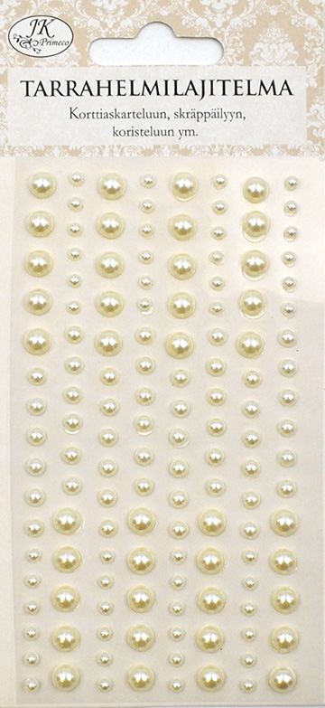 Pearl sticker assortment off-white