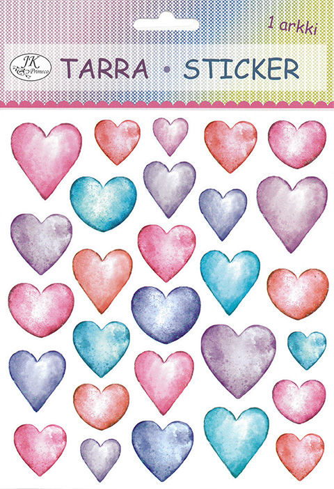 Sticker Hearts colorful