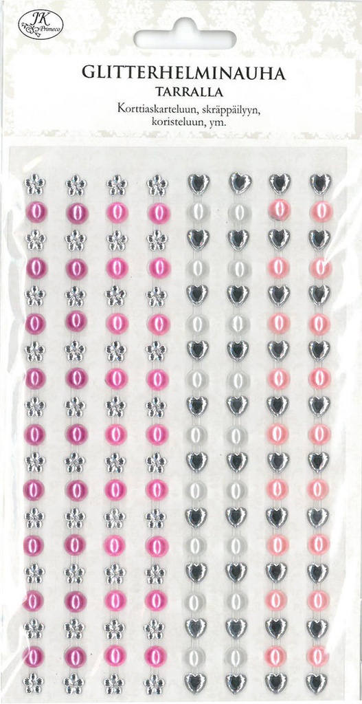 Rhinestone sticker ribbon Flowers/hearts