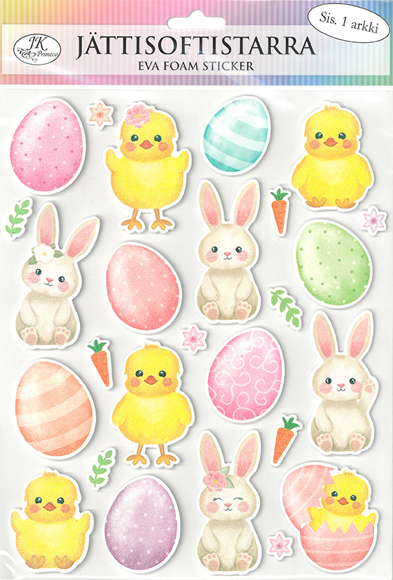 Giant eva foam sticker Easter