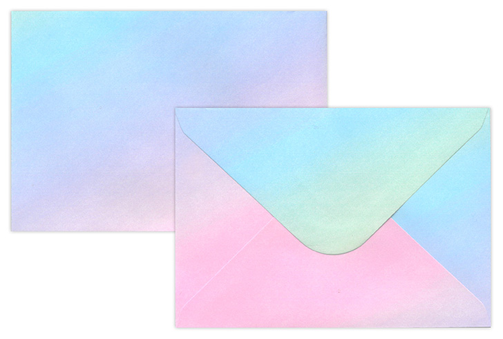 Envelope C6 Rainbow pastel 10pcs