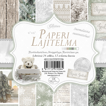 Paper assortment 6x6 Deco joulu