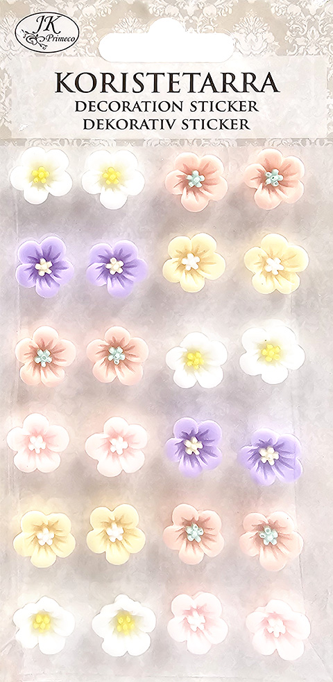 Decoration sticker Flower pastel