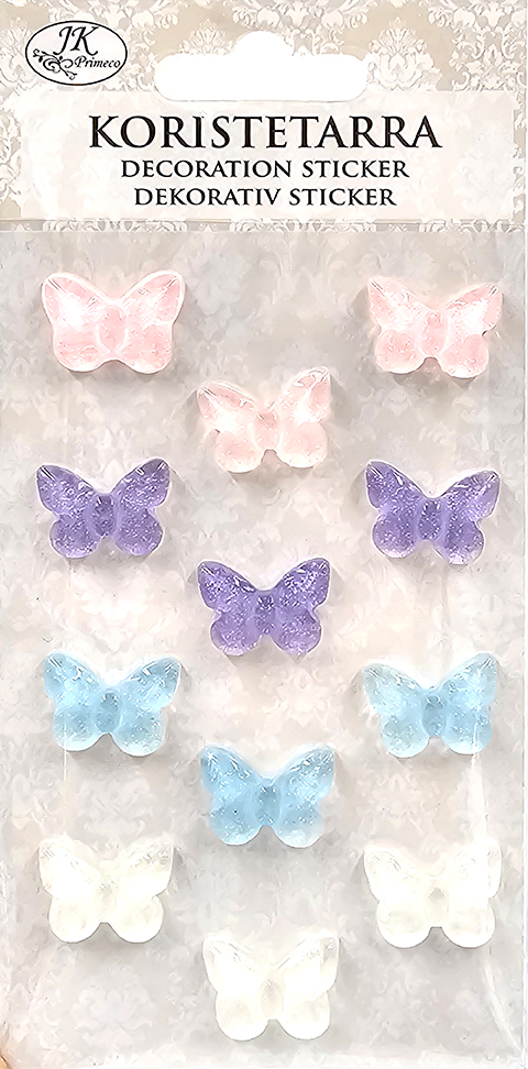 Decoration sticker Butterfly pastel