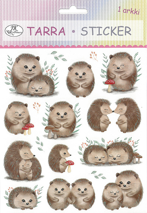 Sticker Hedgehogs