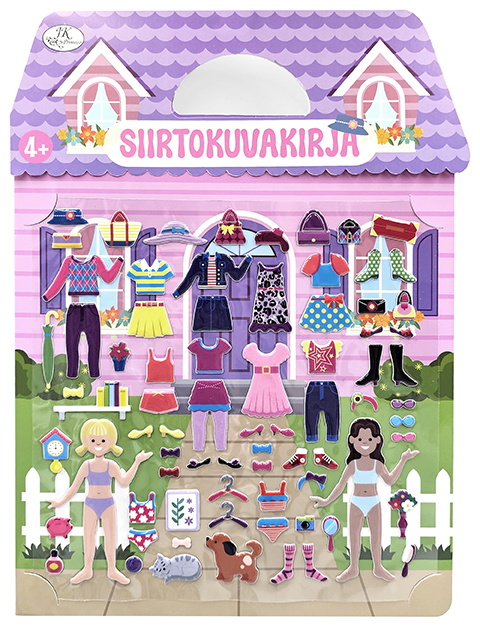 Reusable sticker book Dress-up