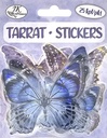 Sticker Butterflies blue/lilac hologram 25pcs