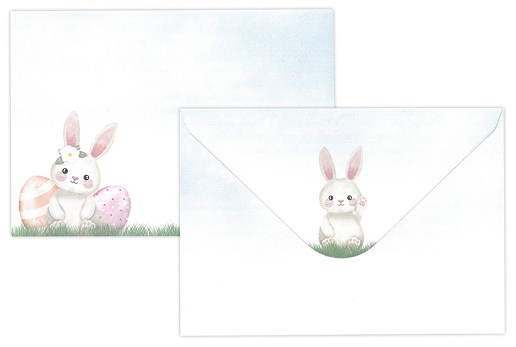 Envelope C6 Easter bunny 10pcs
