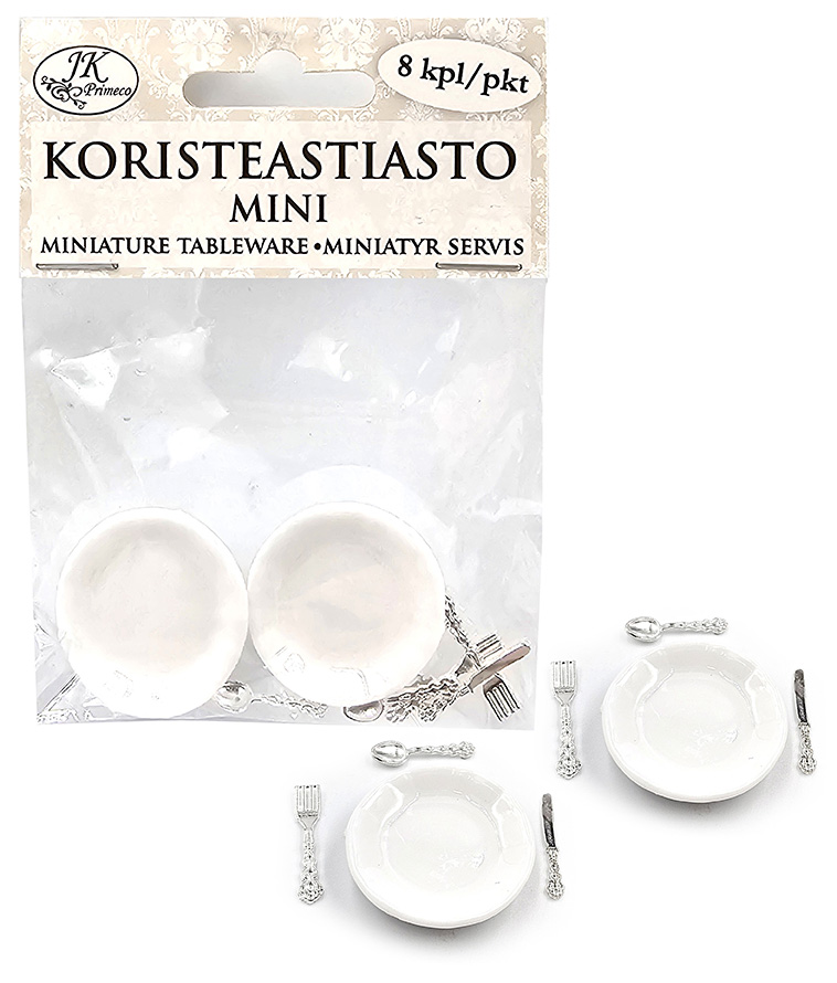 Koristeastiasto mini 8kpl