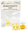 Miniature set jug and glasses 3pcs