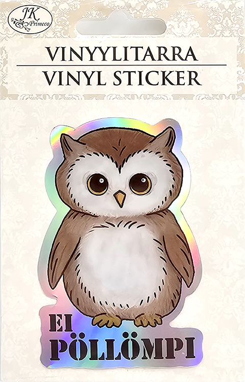 Vinyl sticker "Hymyä huuleen"