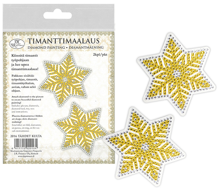 Diamond painting Star 2pcs