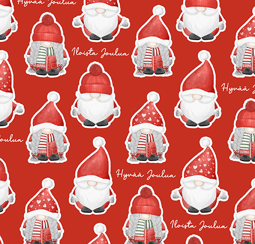 Gift wrapping paper 70cm x 5m Pukki ja muori