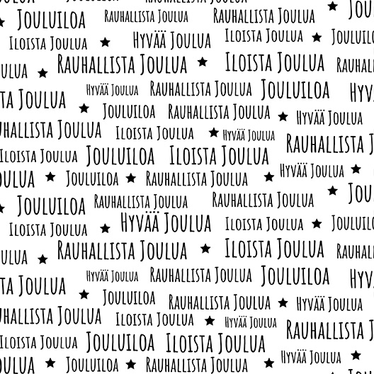 Gift wrapping paper 70cm x 5m Joulutoivotukset musta