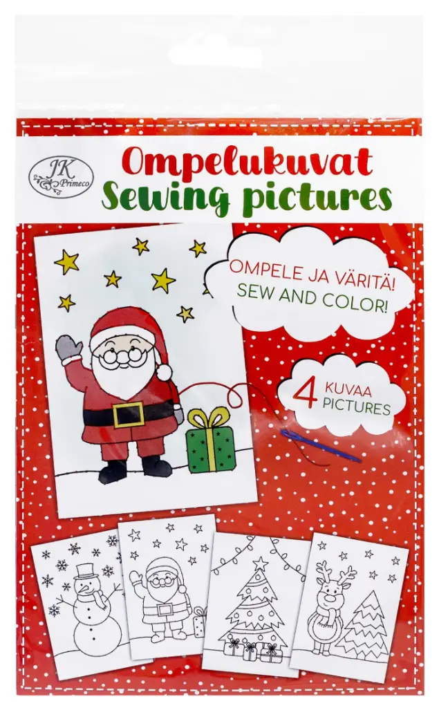 Ompelukuvat A5 Jouluhahmot 4kpl