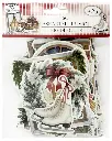 Big die cuts Christmas land vintage 25pcs