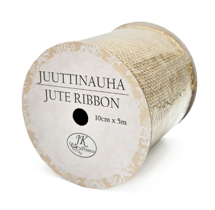 Jute ribbon 10cm x 5m