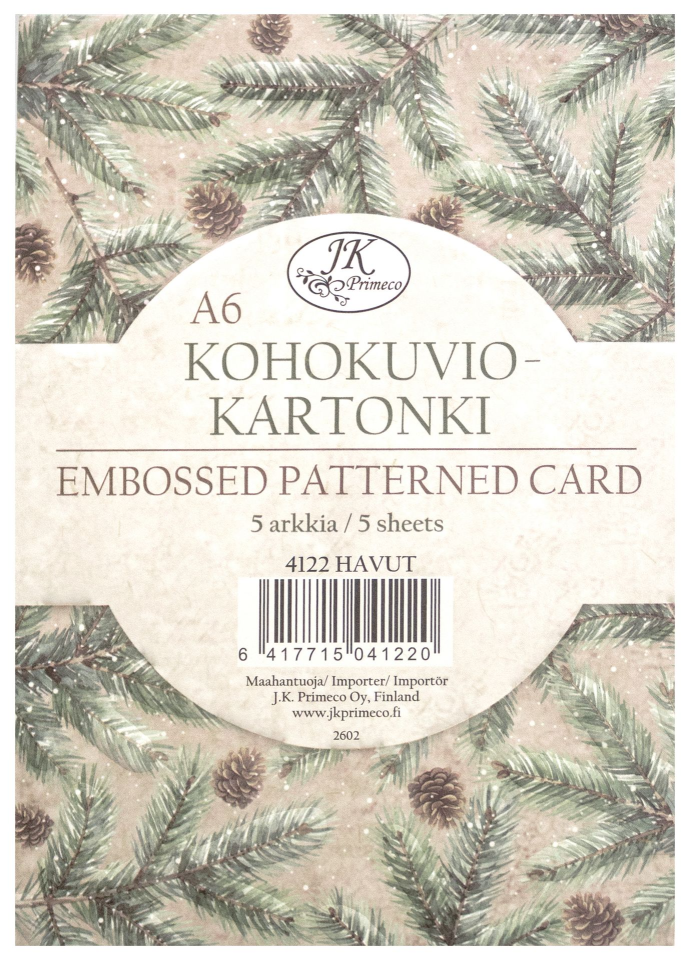 Kohokuviokartonki A6 Havut 5ark