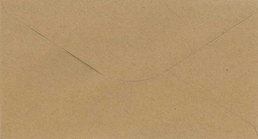 Envelope long recycled brown 10pcs