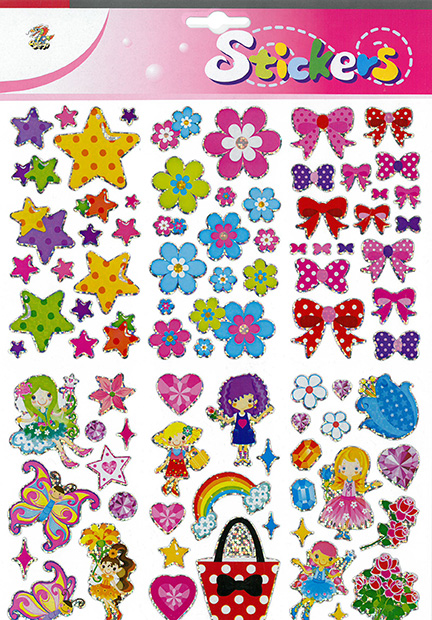 Giant sticker Girls