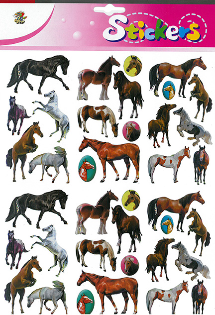 Giant sticker Horses