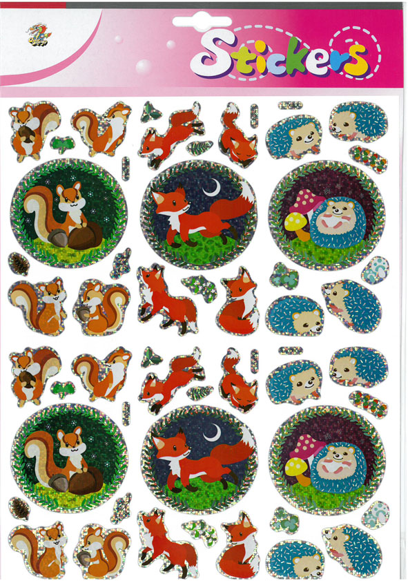 Giant sticker Forest animals