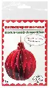 Kennopaperikoriste Joulupallo punainen