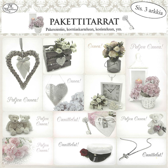 Gift tag sticker Harmonia 3pcs