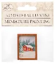 Miniature painting Winter scenery