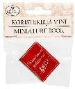 Miniature book Joululaulut punainen
