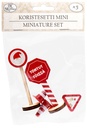 Miniature set Liikennemerkit joulu 5pcs