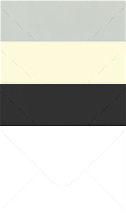 Envelope assortment C6 Black/white 20pcs