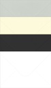 Envelope assortment C6 Black/white 20pcs